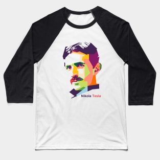 Nikola Tesla Baseball T-Shirt